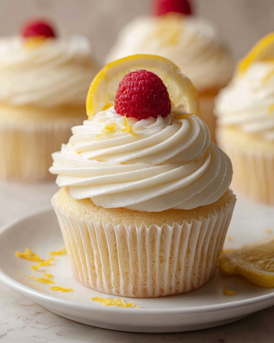 Raspberry Lemon Heaven Cupcakes Recipe - Recipe Image
