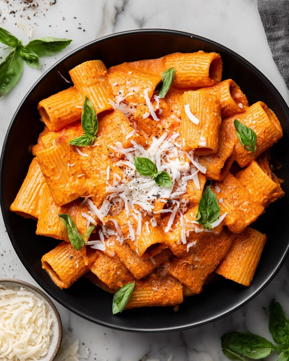 Pink Sauce Pasta Recipe - Recipe Image