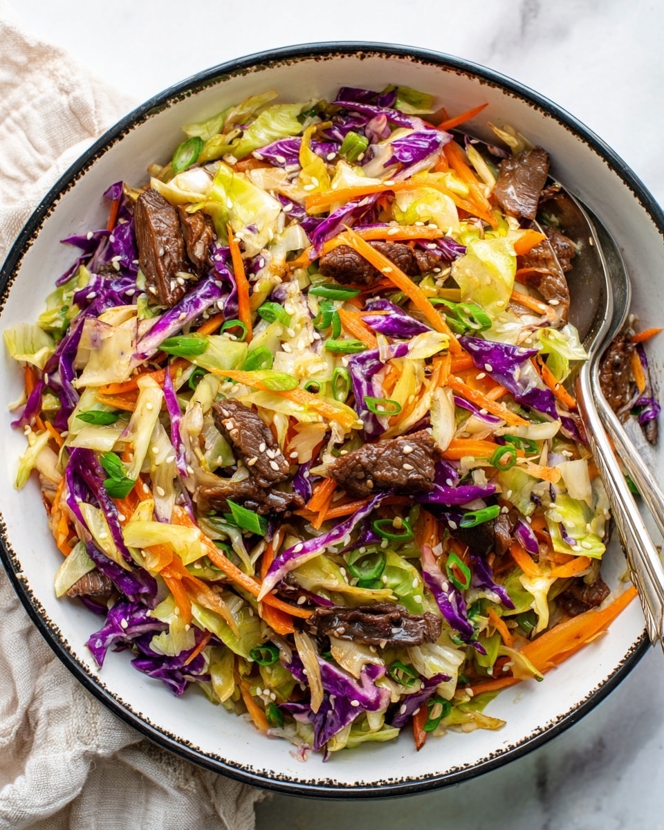 Low Carb Egg Roll in a Bowl Recipe - Recipe Image