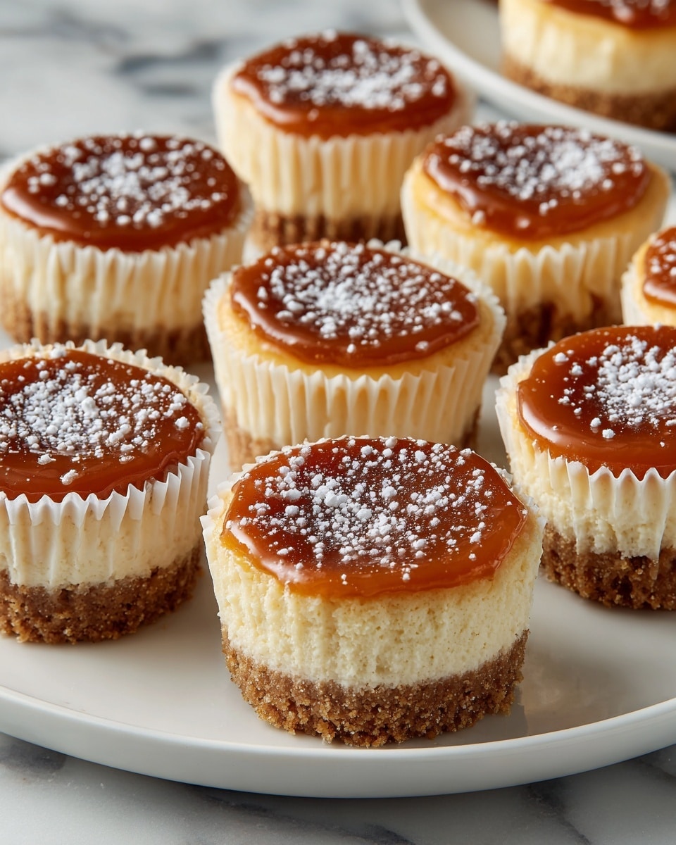 Mini Crème Brûlée Cheesecakes Recipe - Recipe Image