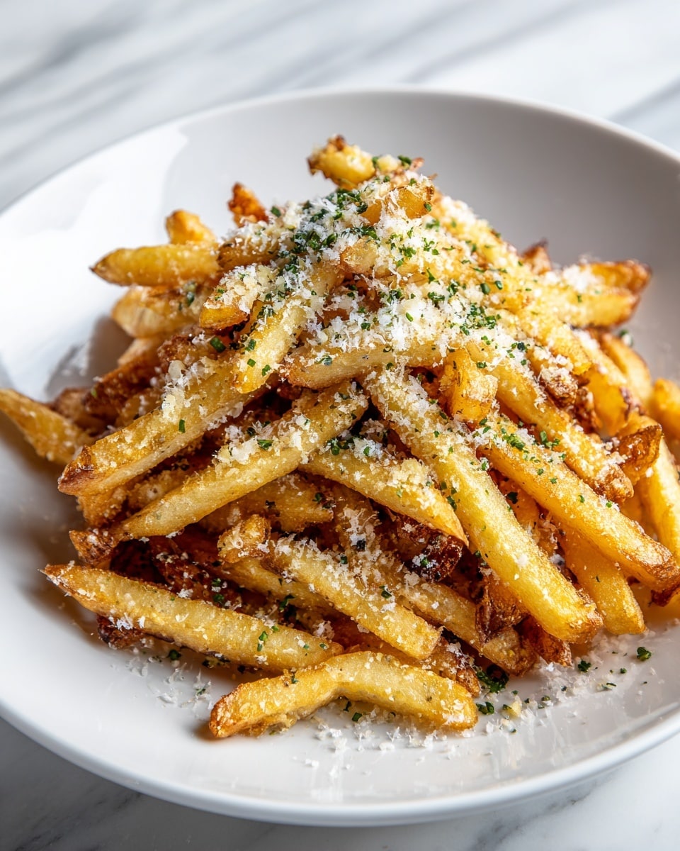 Crispy Baked Parmesan Garlic Fries Recipe - Recipe Image