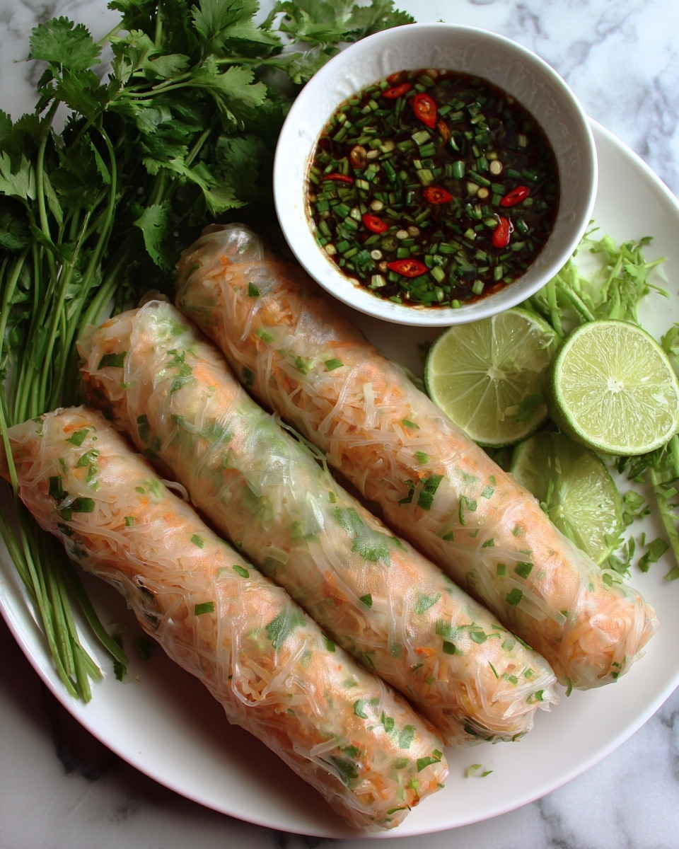 Vietnamese Baked Salmon Spring Rolls Recipe - Recipe Image