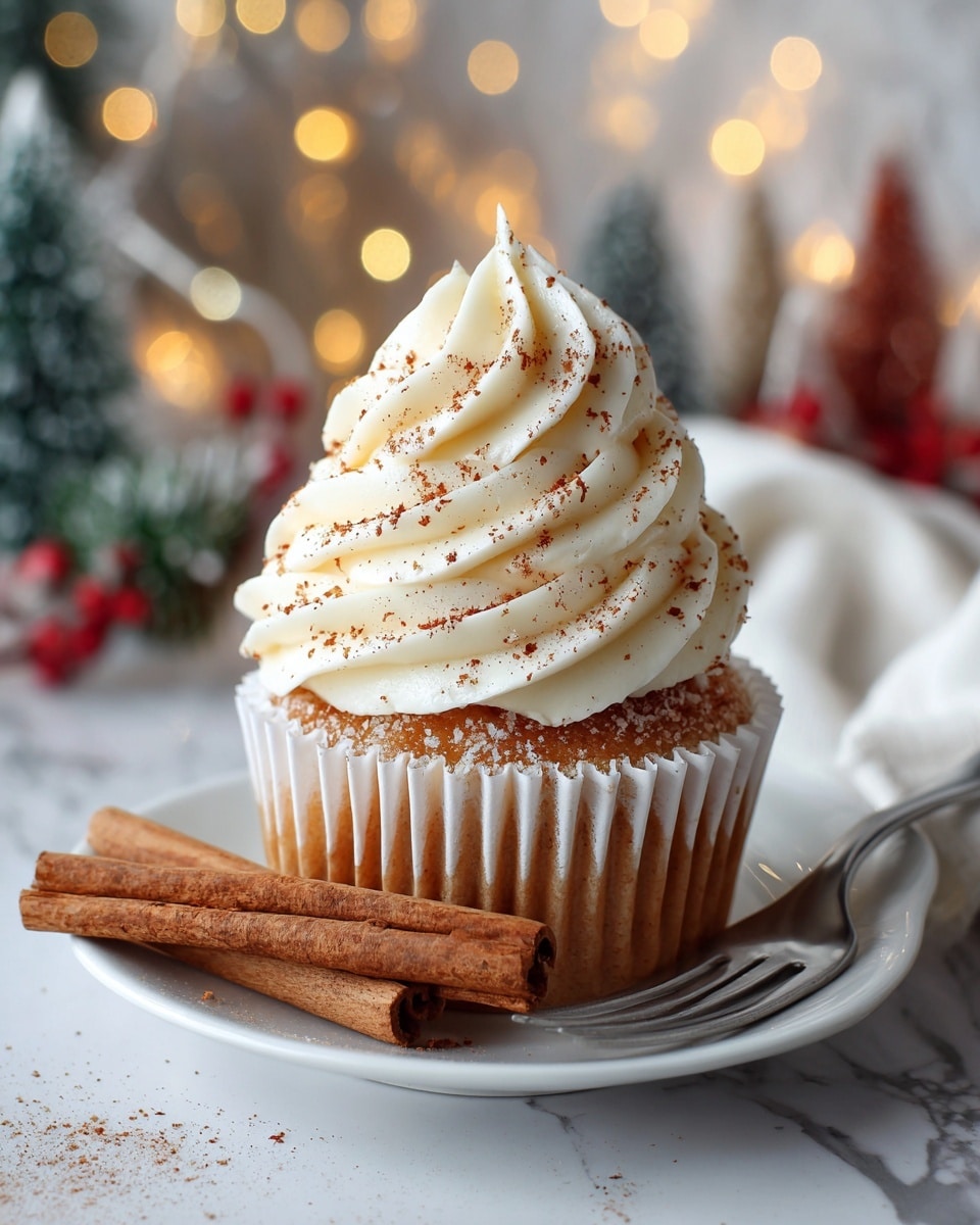 Eggnog Cupcakes Recipe - Recipe Image