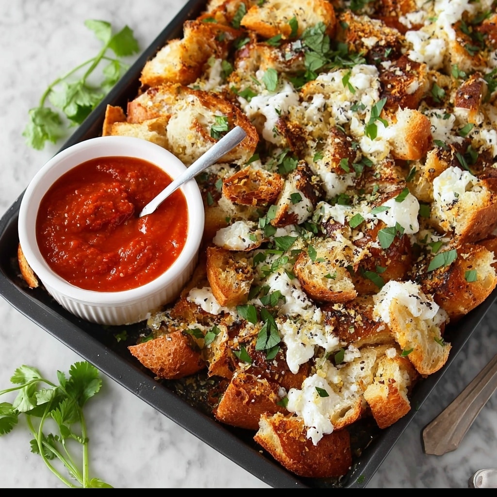 Garlic Bread Nachos Recipe - Recipe Image