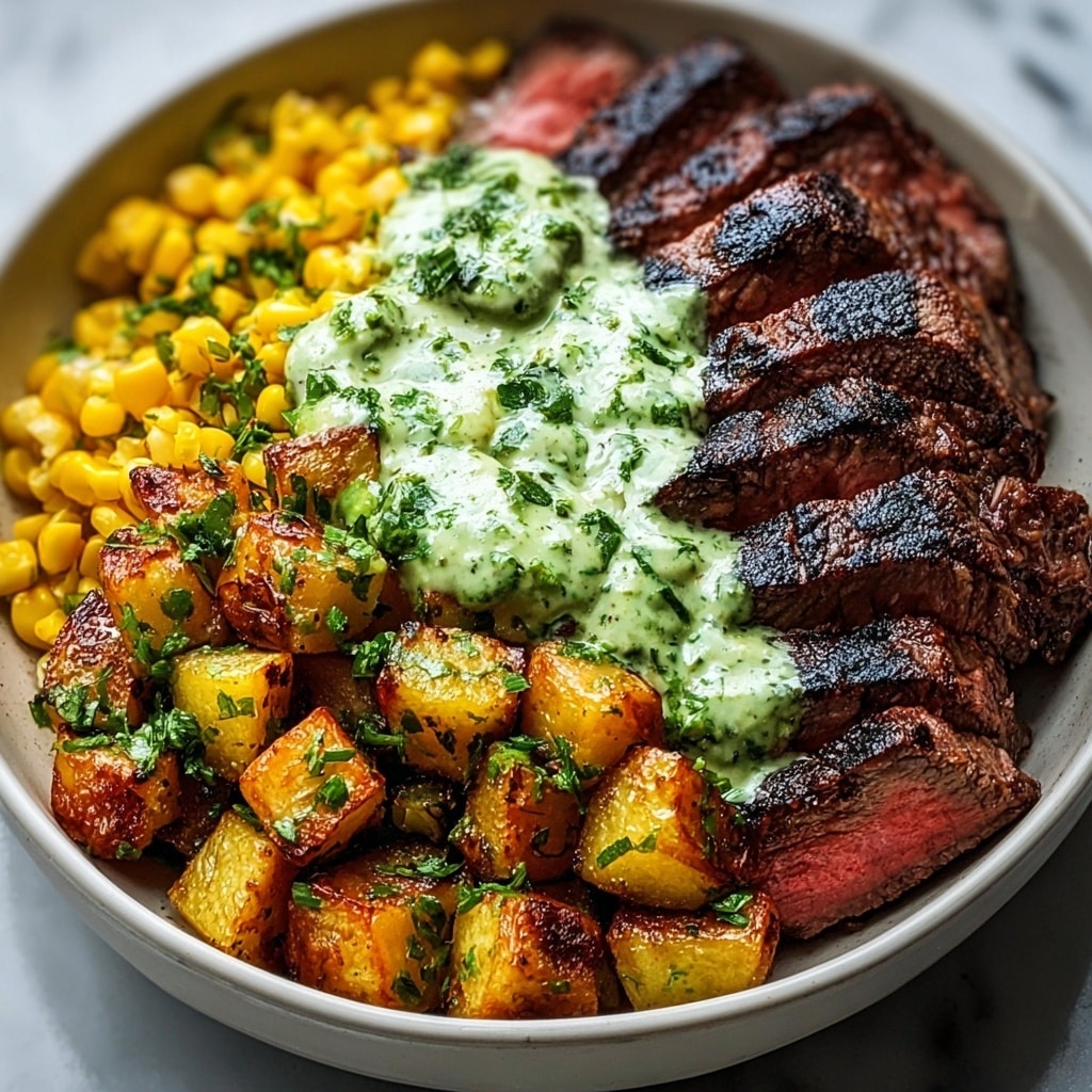 Steak Avocado Corn Bowl Recipe - Recipe Image