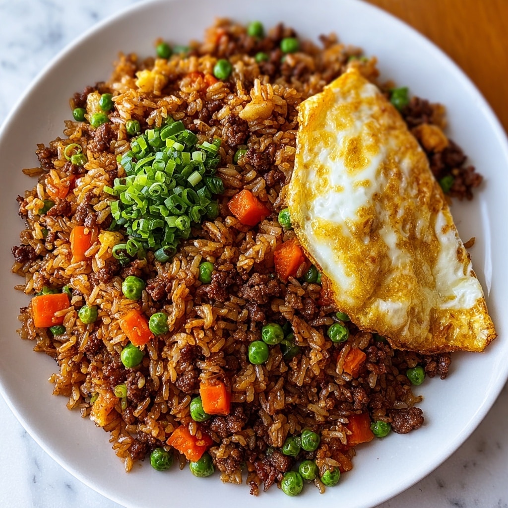 Ground Chicken Fried Rice Recipe - Recipe Image