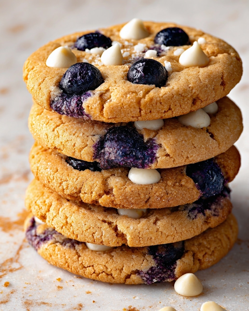 Lemon Blueberry White Chip Cookies Recipe - Recipe Image
