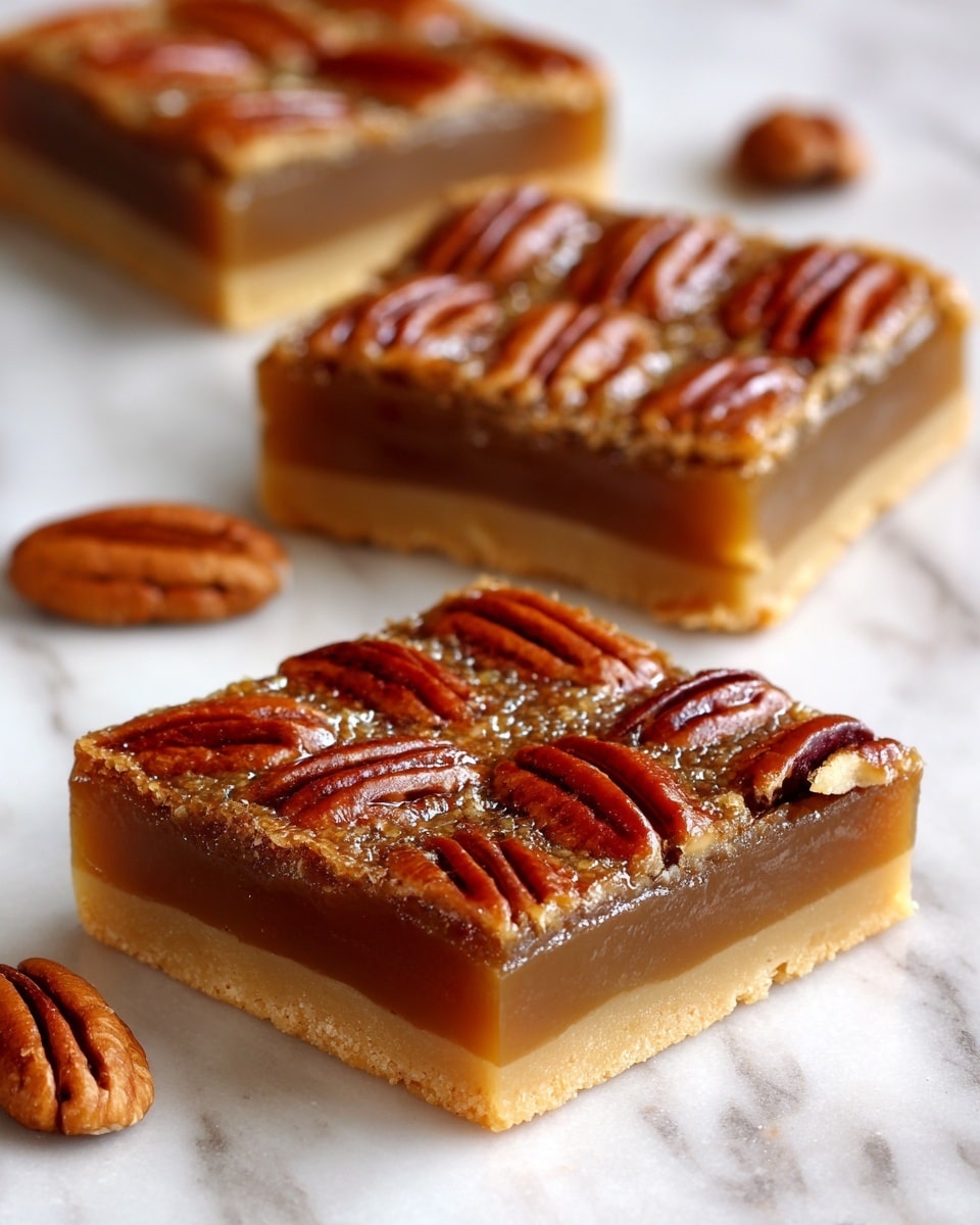 Vegan Pecan Pie Bars Recipe - Recipe Image