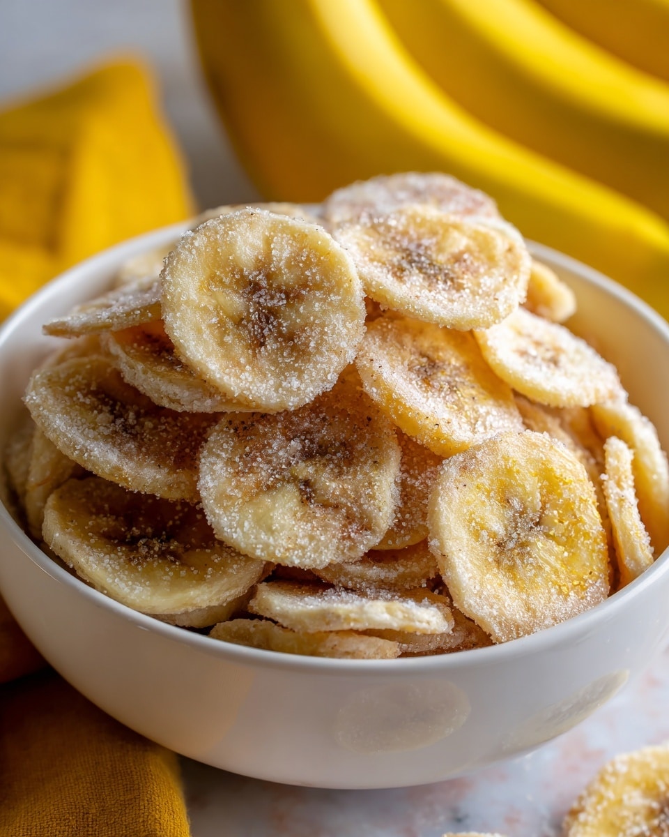 Cinnamon Sugar Banana Chips: A Delicious and Healthy Snack Recipe - Recipe Image