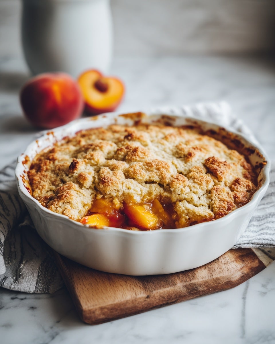 Gluten-Free Peach Cobbler Recipe - Recipe Image