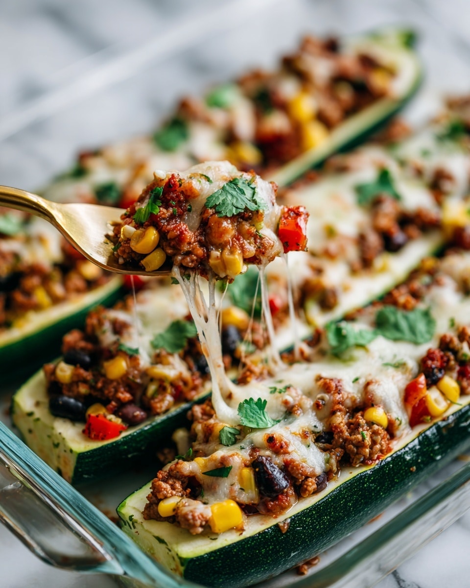 Mexican Zucchini Boats Recipe - Recipe Image