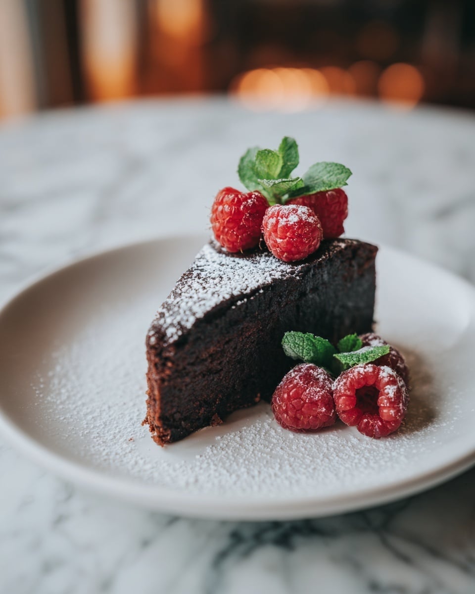 Kladdkaka (Swedish Sticky Chocolate Cake) Recipe - Recipe Image