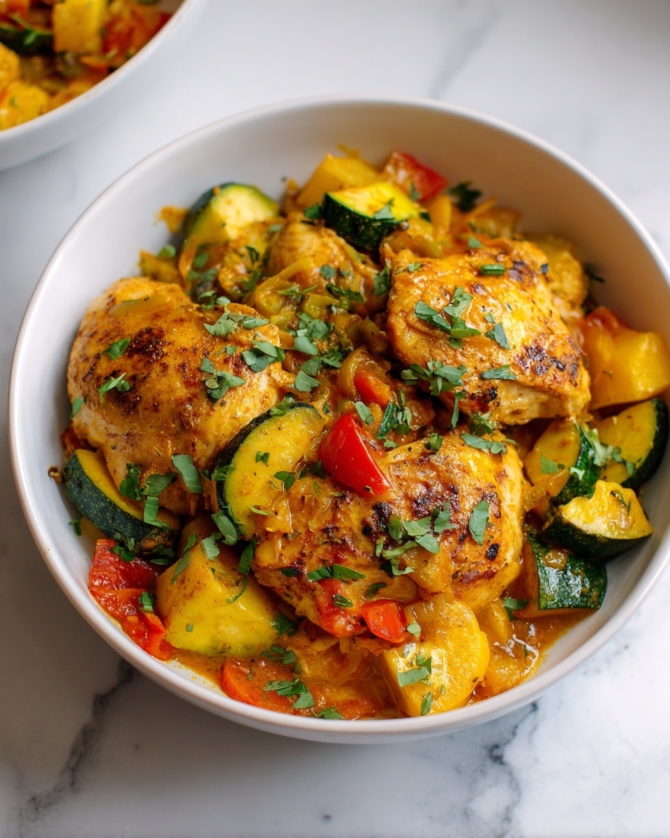 Tex-Mex Chicken and Zucchini Recipe - Recipe Image