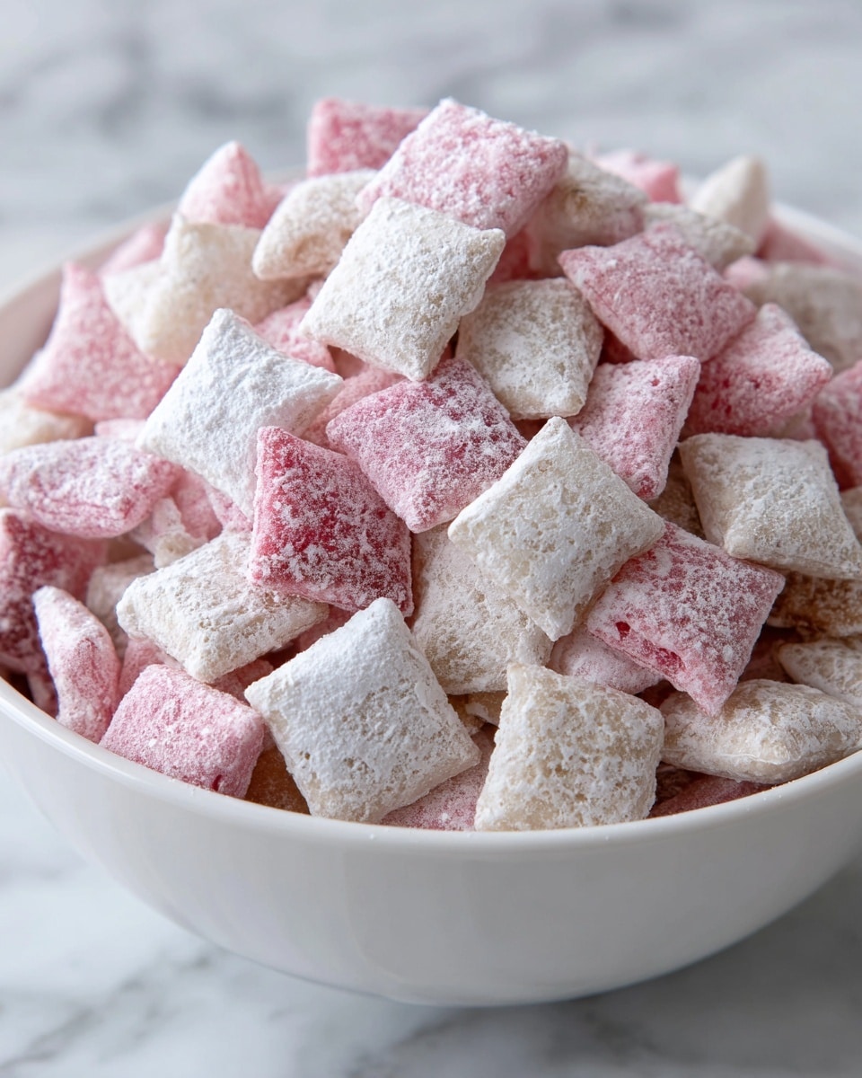 Strawberry Puppy Chow Recipe - Recipe Image