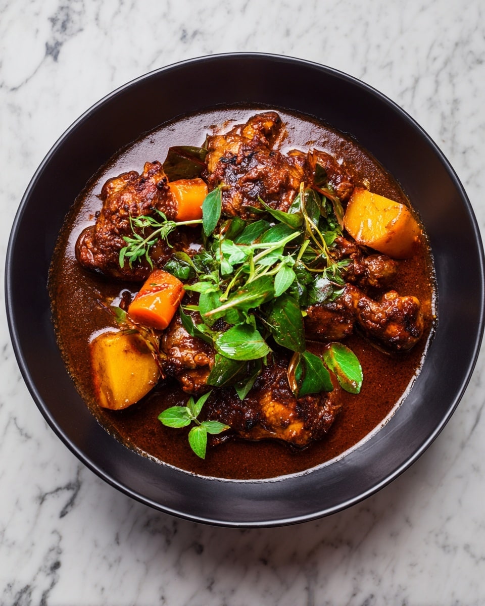 Jamaican Brown Stew Chicken Recipe - Recipe Image