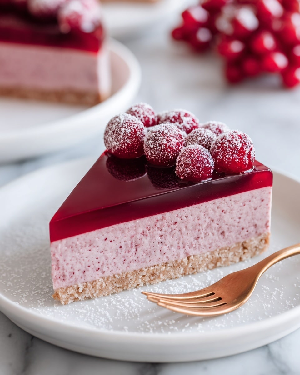 Cranberry Custard Pie Recipe - Recipe Image