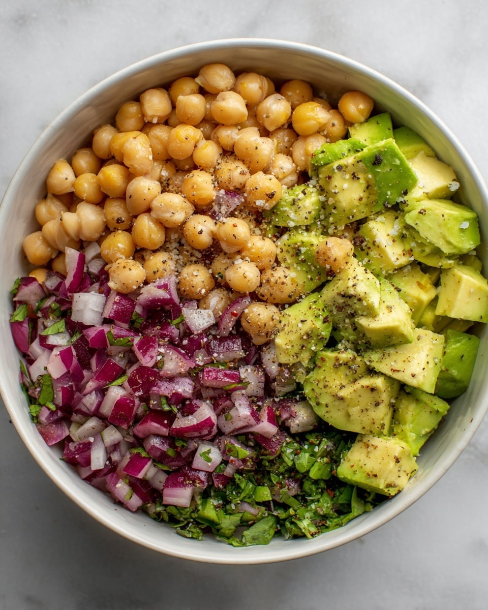 Avocado Chickpea Salad Recipe - Recipe Image