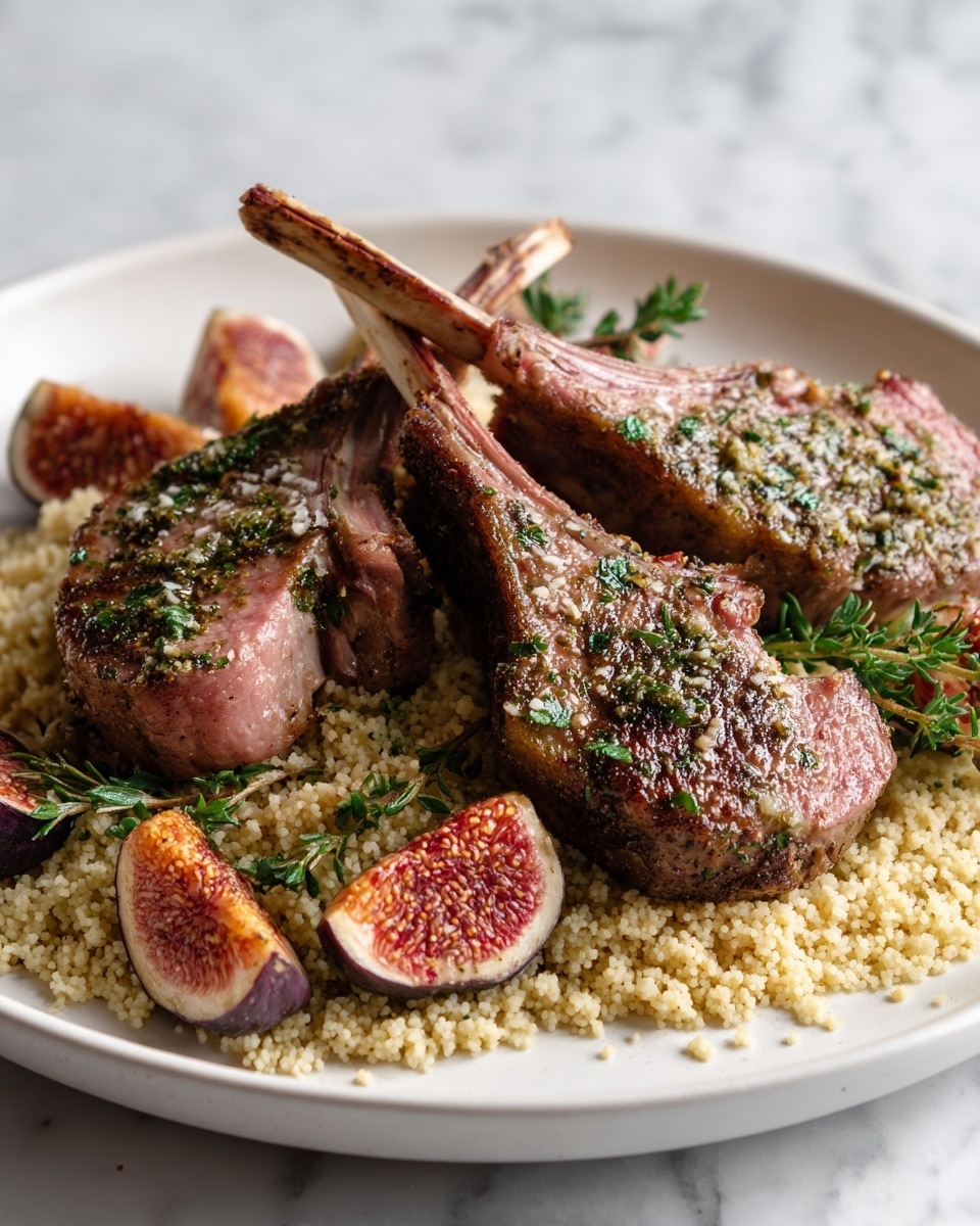 Rack of Lamb with Figs Recipe - Recipe Image