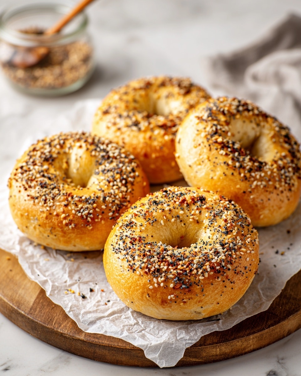 Air Fryer Protein Bagels Recipe - Recipe Image
