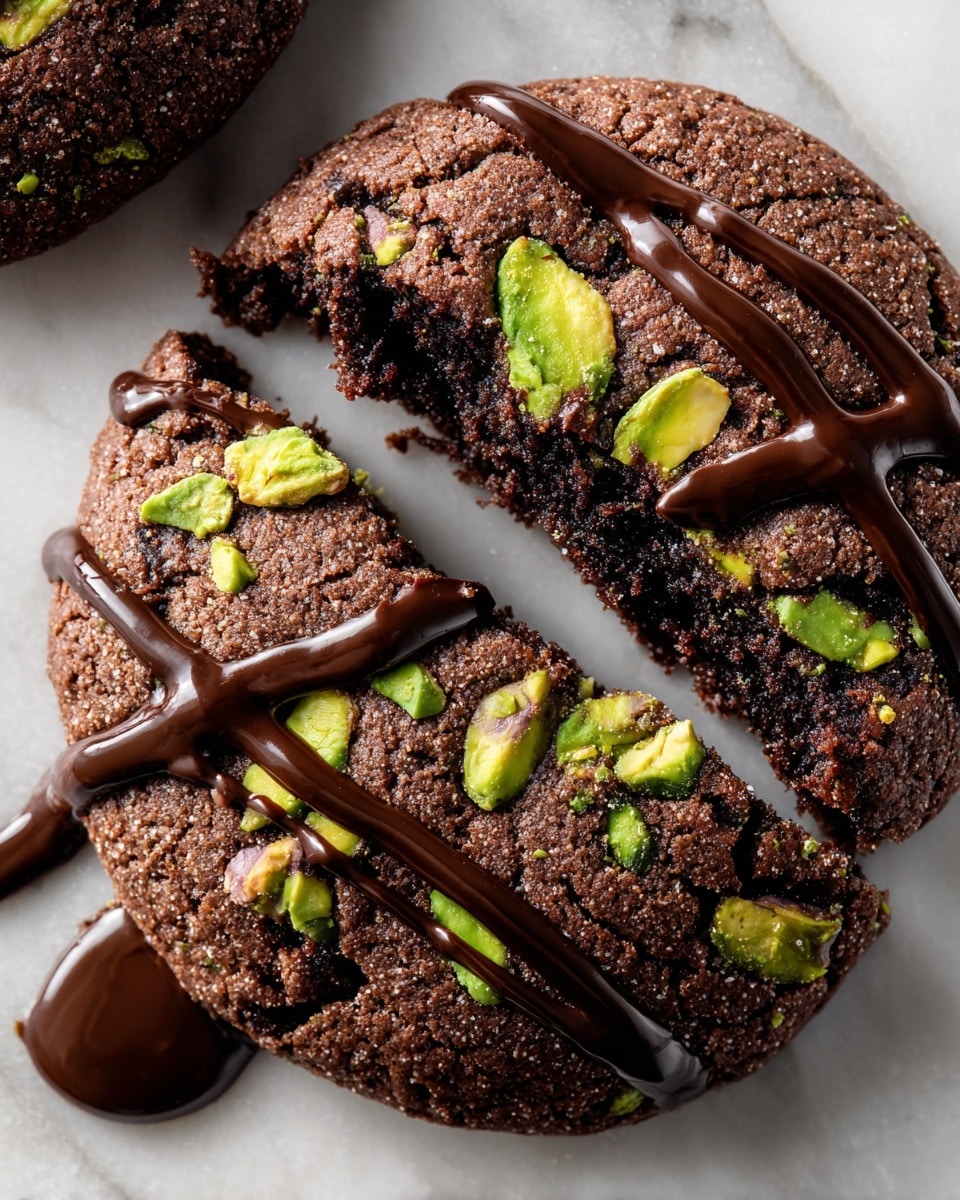 Brown Butter Chocolate Pistachio Cookies Recipe - Recipe Image