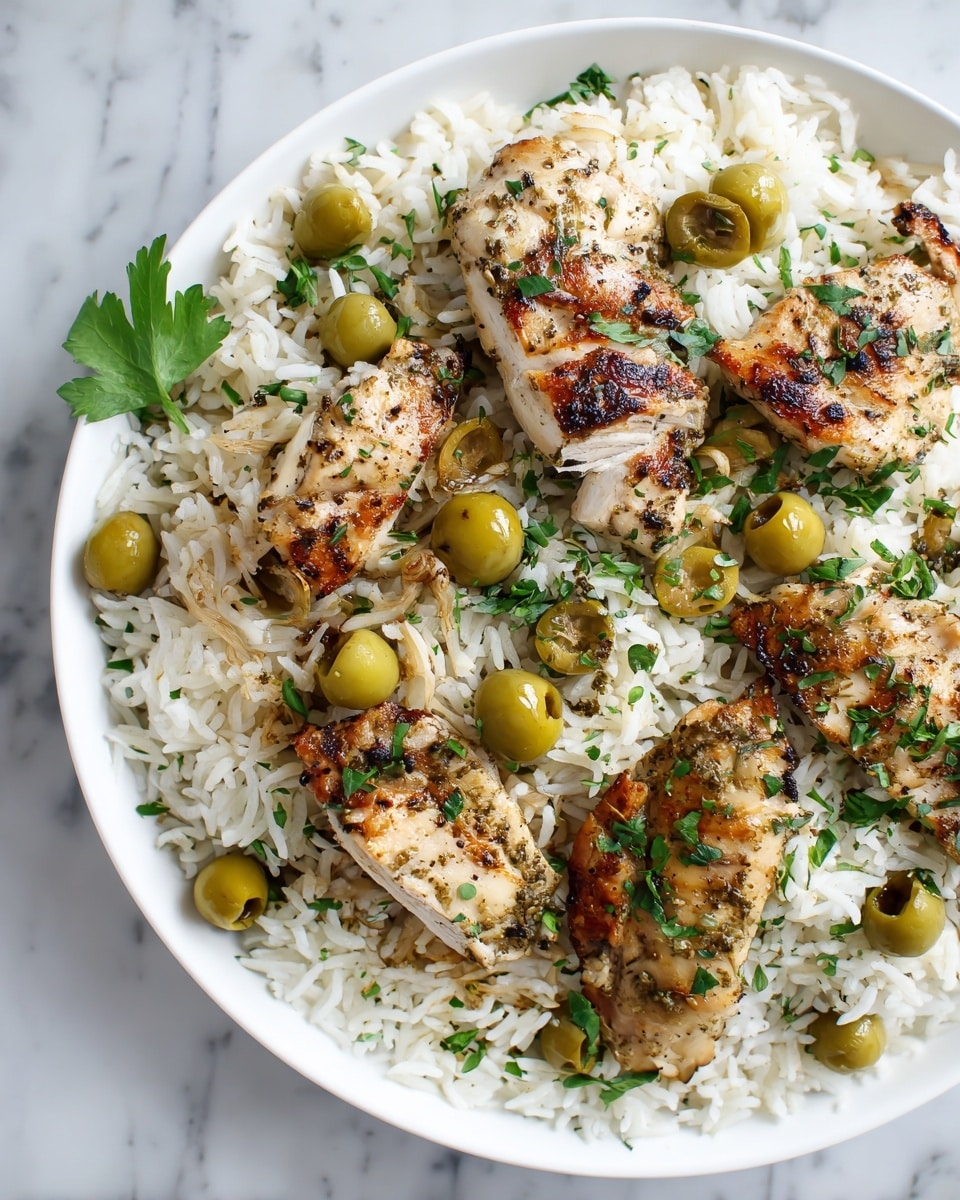Instant Pot Greek Chicken and Rice Recipe - Recipe Image
