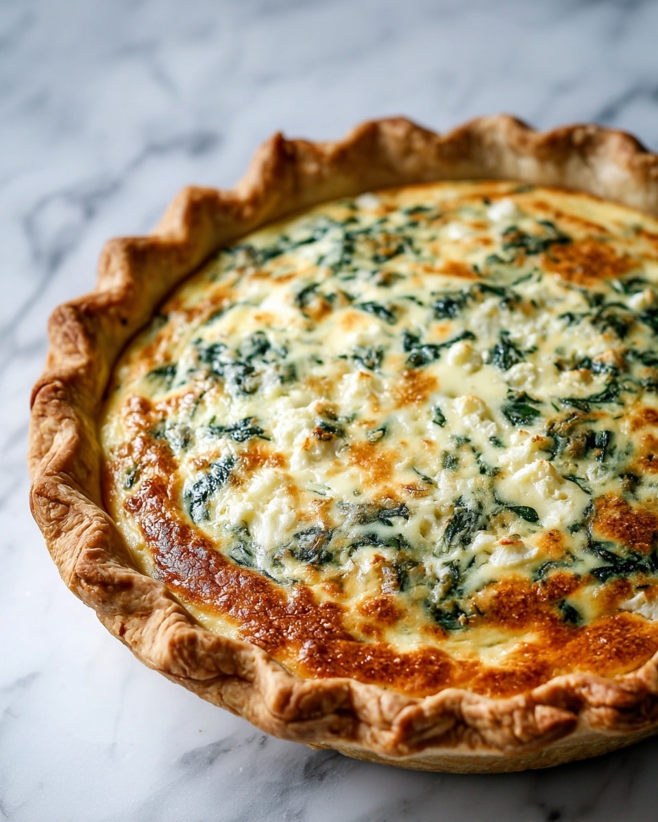 Perfect Cauliflower & Spinach Quiche Recipe - Recipe Image