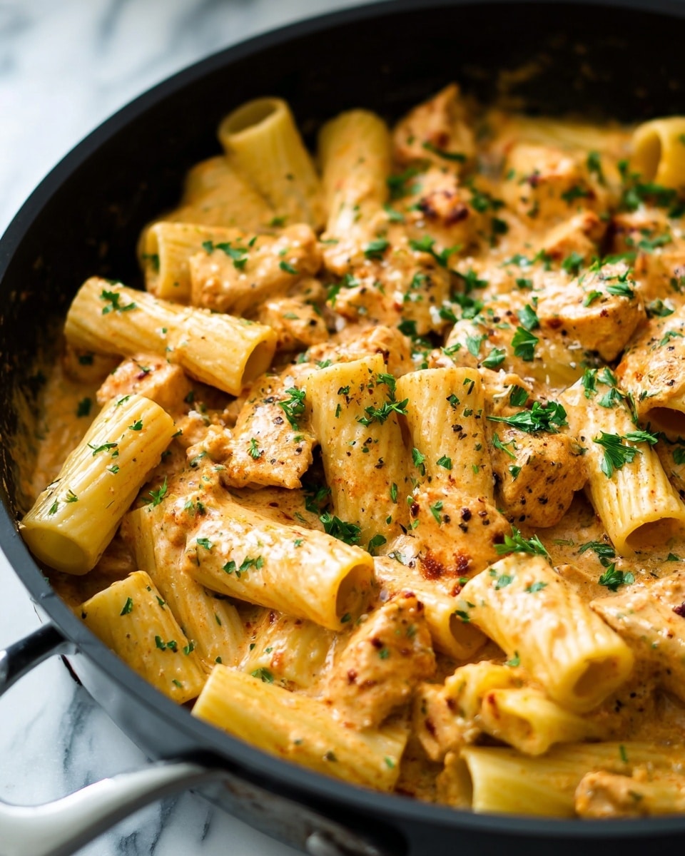 Buffalo Chicken Alfredo Penne Recipe - Recipe Image