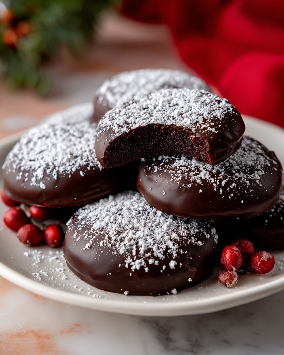 Double Chocolate Snowball Cookies Recipe - Recipe Image