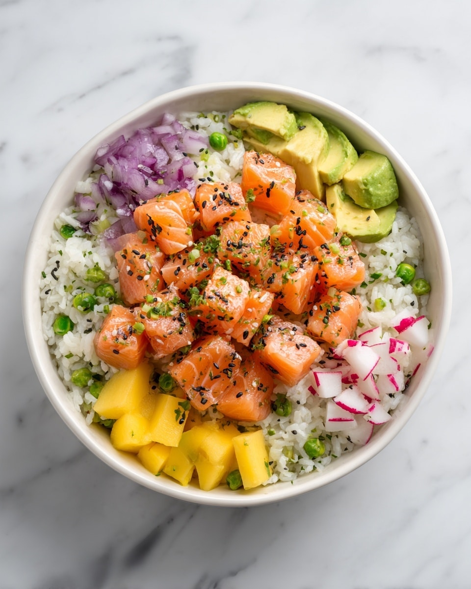 Spicy Salmon Bowls with Coconut Rice Recipe - Recipe Image