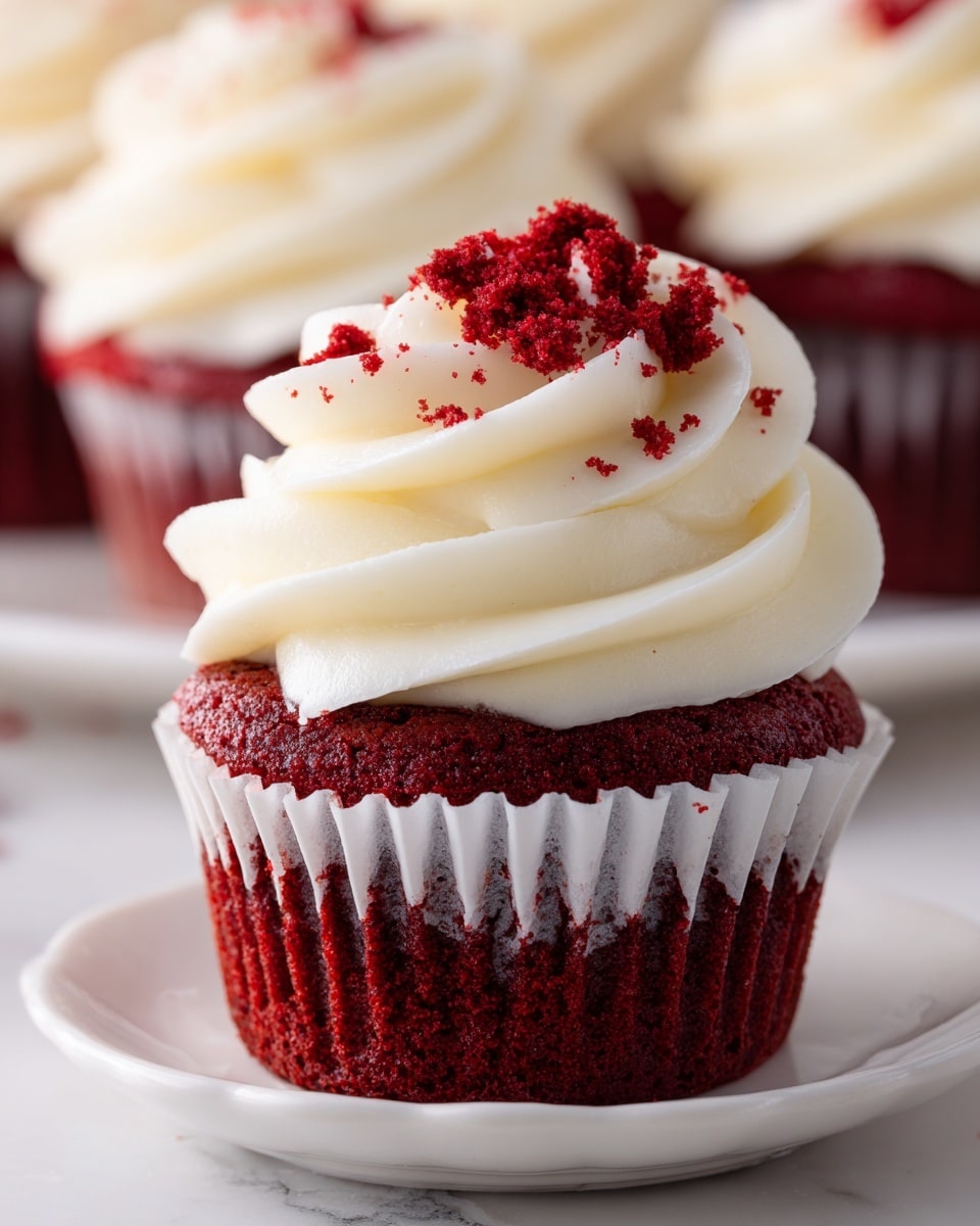Red Velvet Cheesecake Cupcake Recipe - Recipe Image
