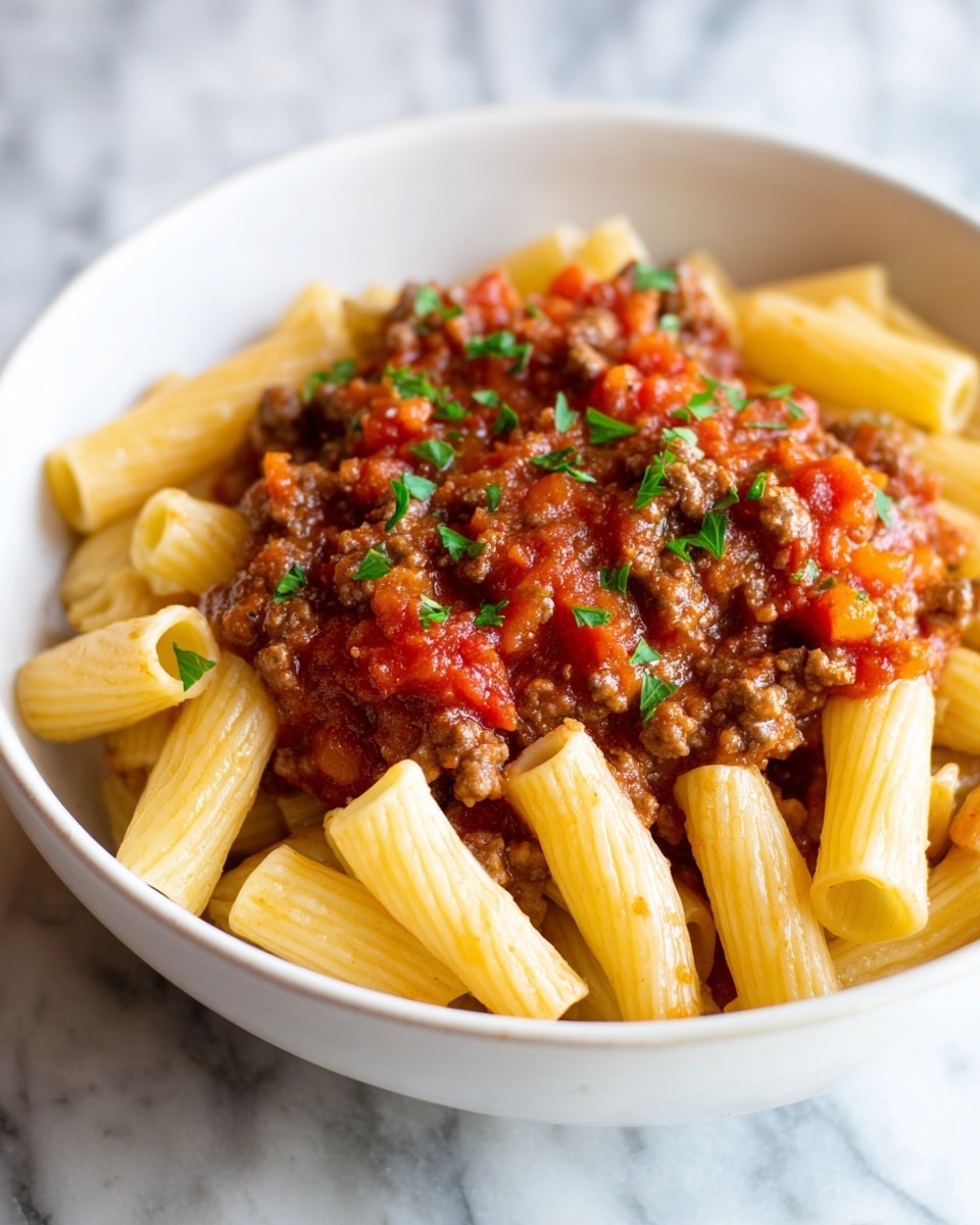 One Pot Sloppy Joe Pasta Recipe - Recipe Image
