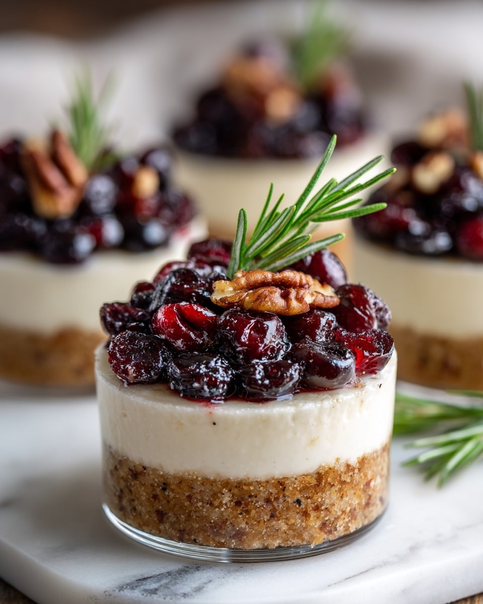 Thanksgiving Cranberry and Pecan Crostini Recipe - Recipe Image