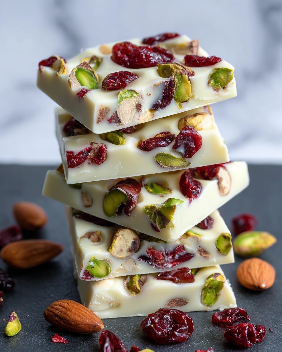 Delightful Pistachio Cranberry Bark Recipe - Recipe Image