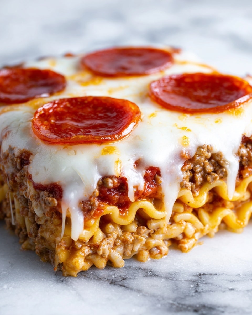 Mama’s Pizza Casserole Recipe - Recipe Image