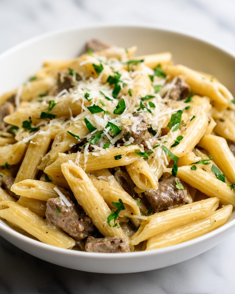 Creamy Sausage Pasta Recipe - Recipe Image