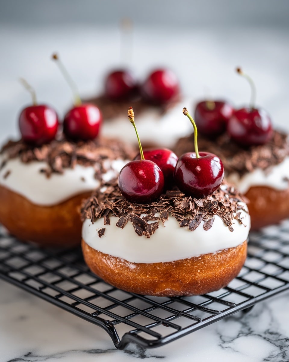 Black Forest Doughnuts Recipe - Recipe Image