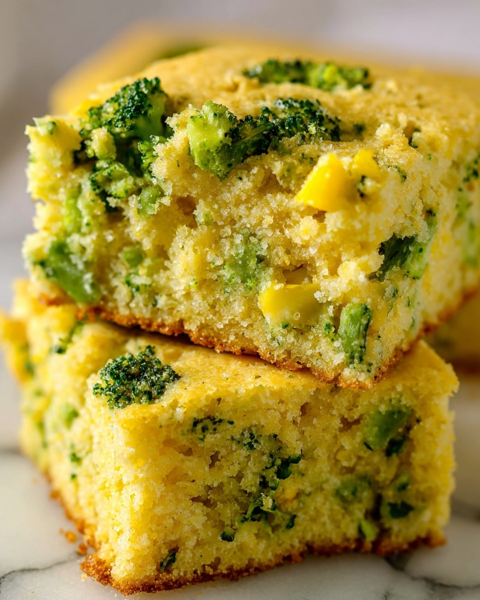 Cheesy Broccoli Cornbread Recipe - Recipe Image
