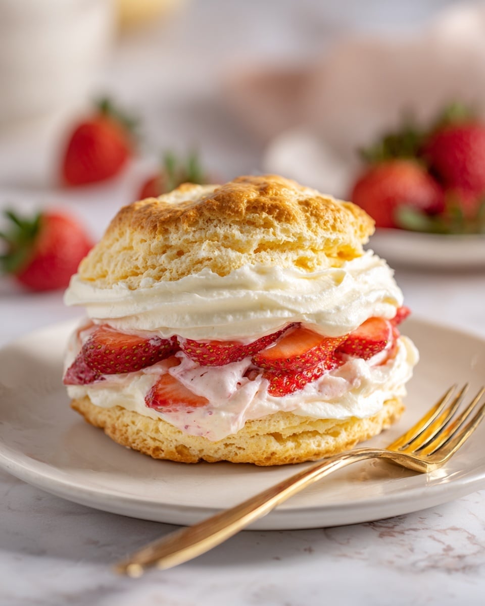Strawberry Rolls with Cream Cheese Icing Recipe - Recipe Image