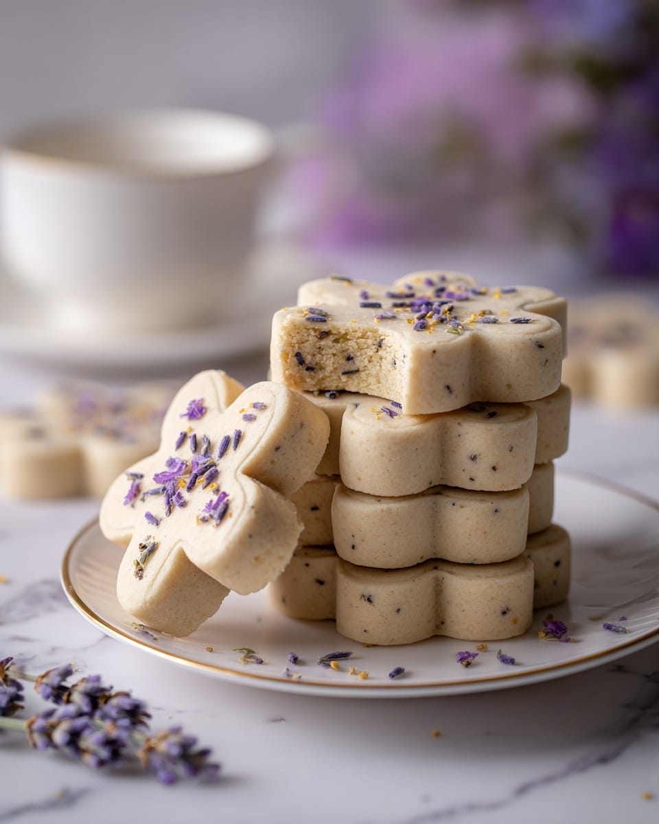 Lavender Shortbread Cookies Recipe - Recipe Image