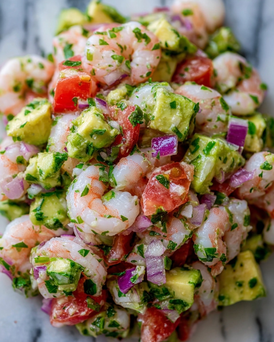 Avocado Salsa Shrimp Salad Recipe - Recipe Image