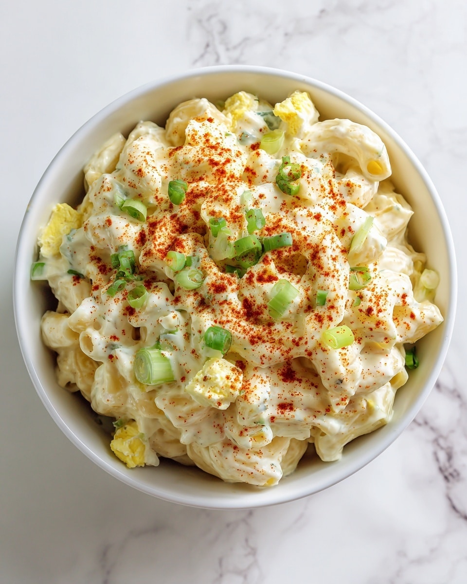 Deviled Egg Macaroni Salad: A Creamy, Tangy Delight Recipe - Recipe Image