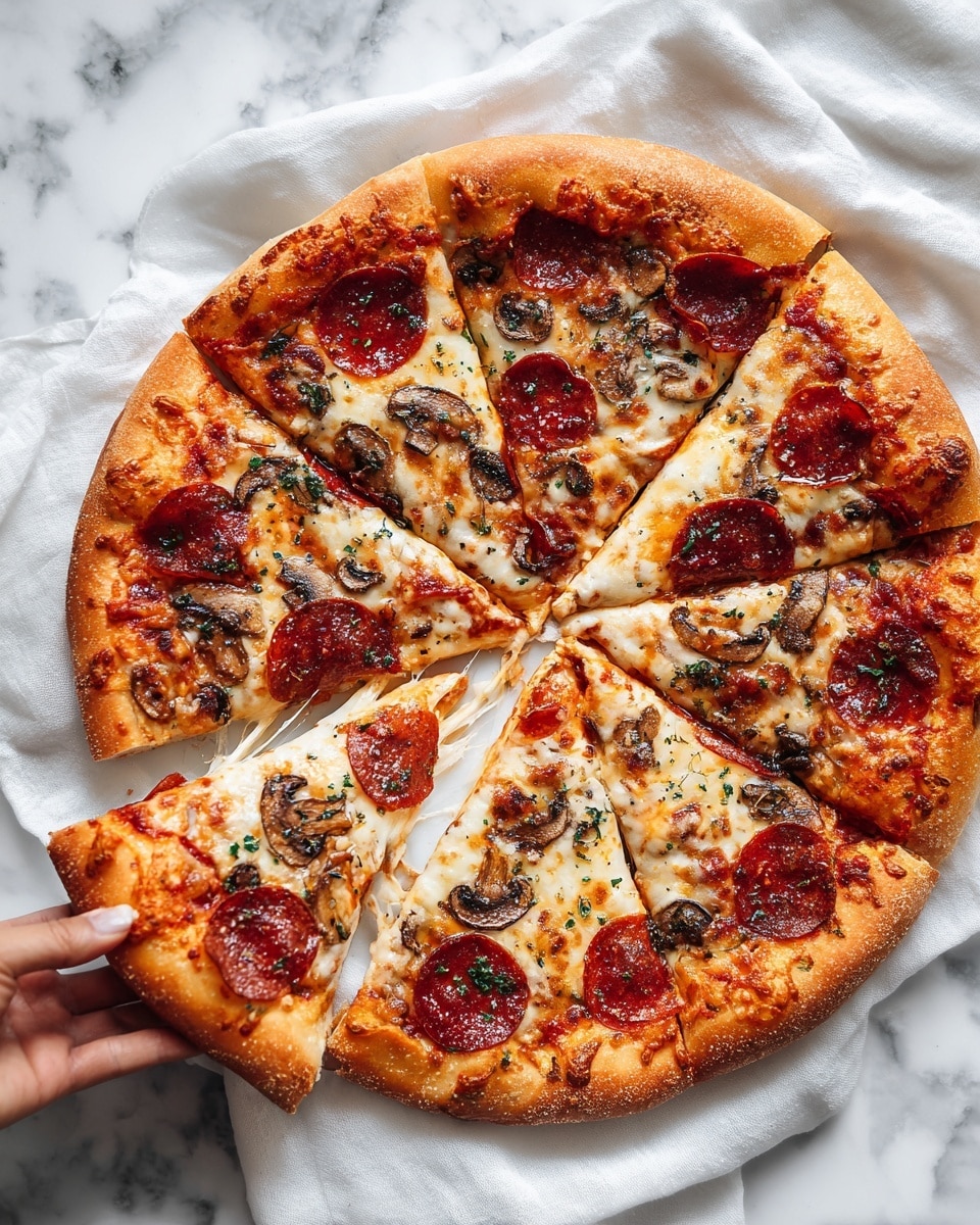 Tortilla Pizza Recipe - Recipe Image