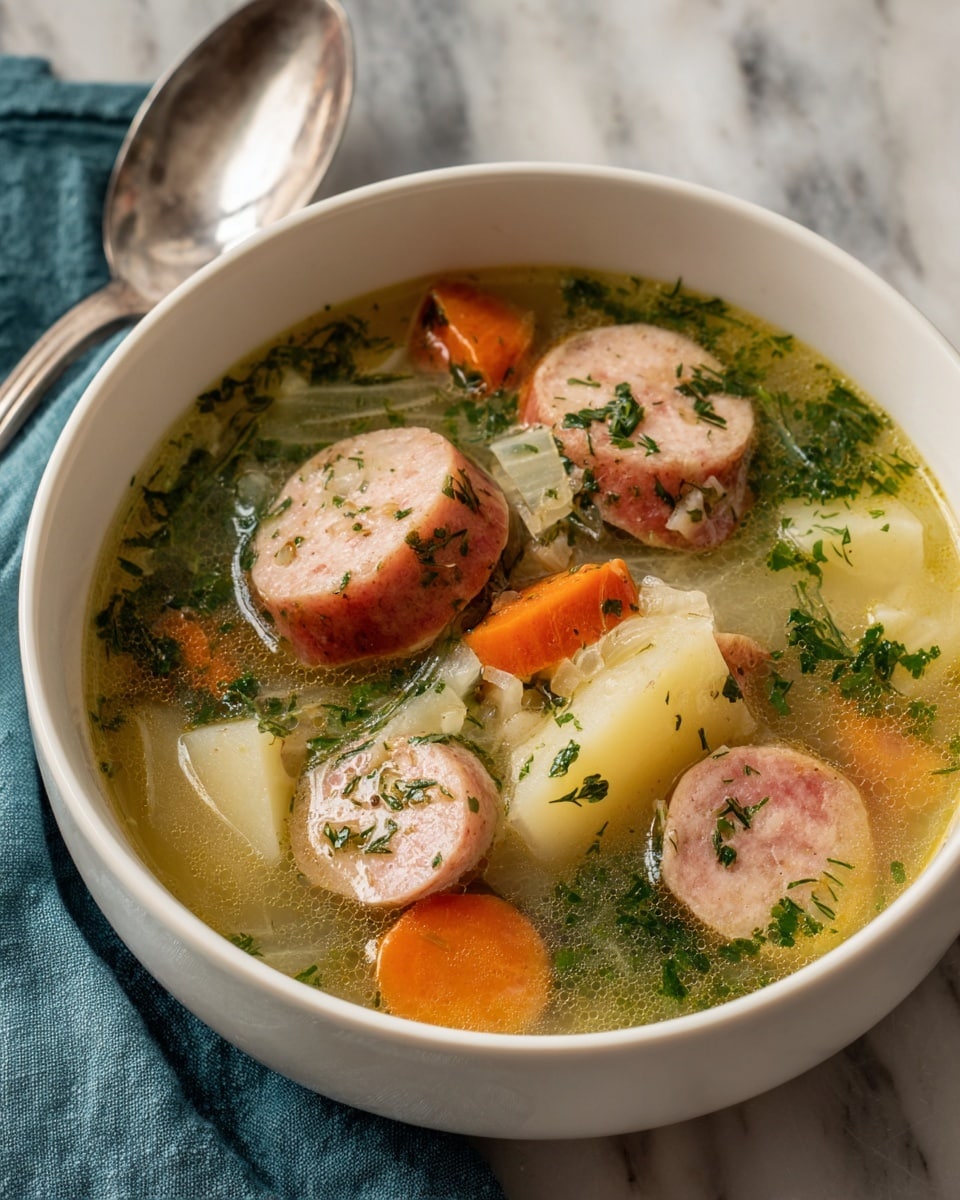 Kielbasa and Cabbage Soup Recipe - Recipe Image