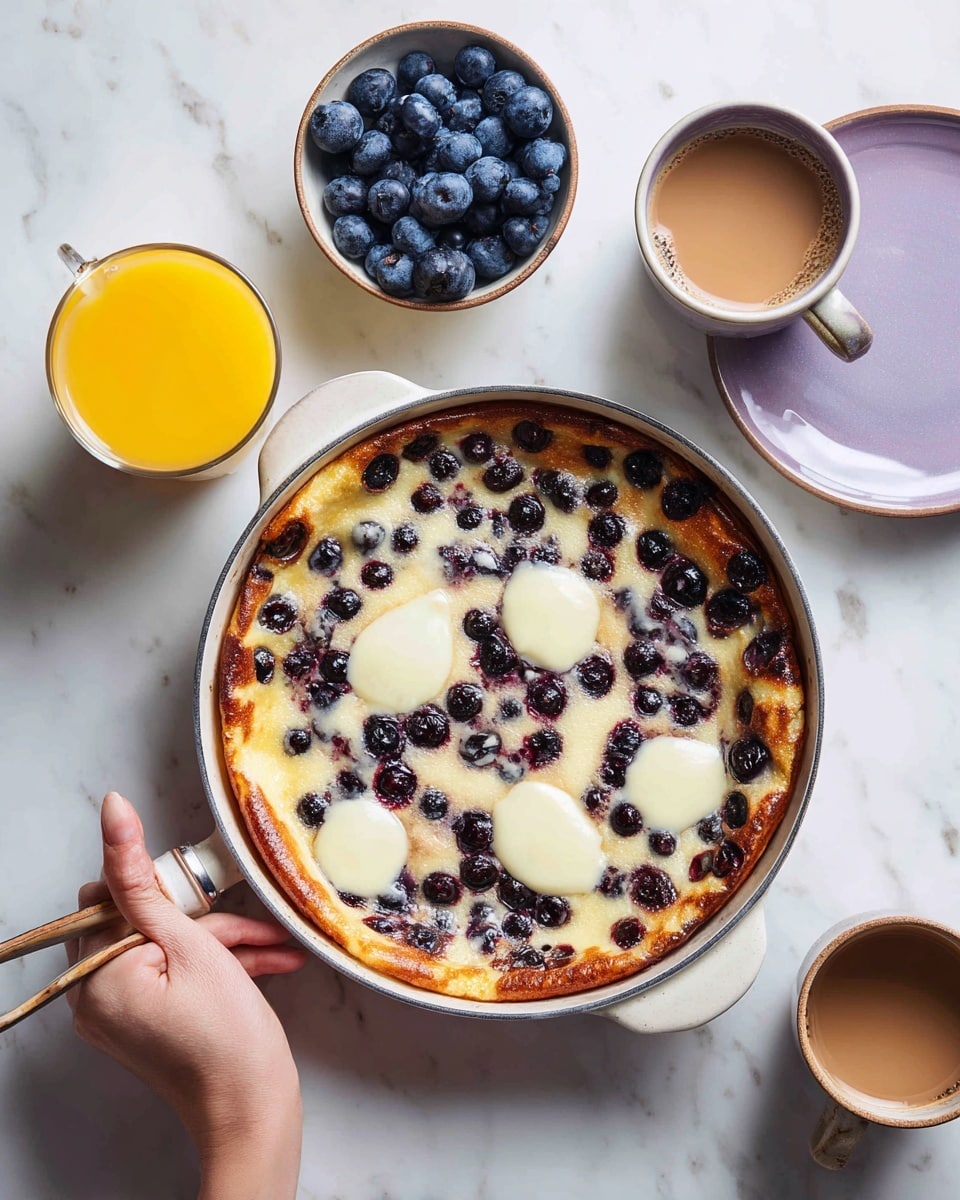 Crispy Fluffy Oven-Baked Skillet Pancake Recipe - Recipe Image