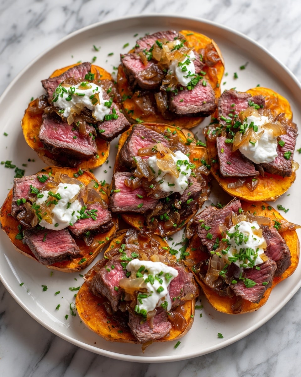 Garlic Bread Steak Bites Recipe - Recipe Image