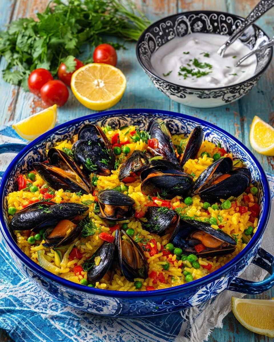 Vegetable Paella with Saffron Rice Recipe - Recipe Image