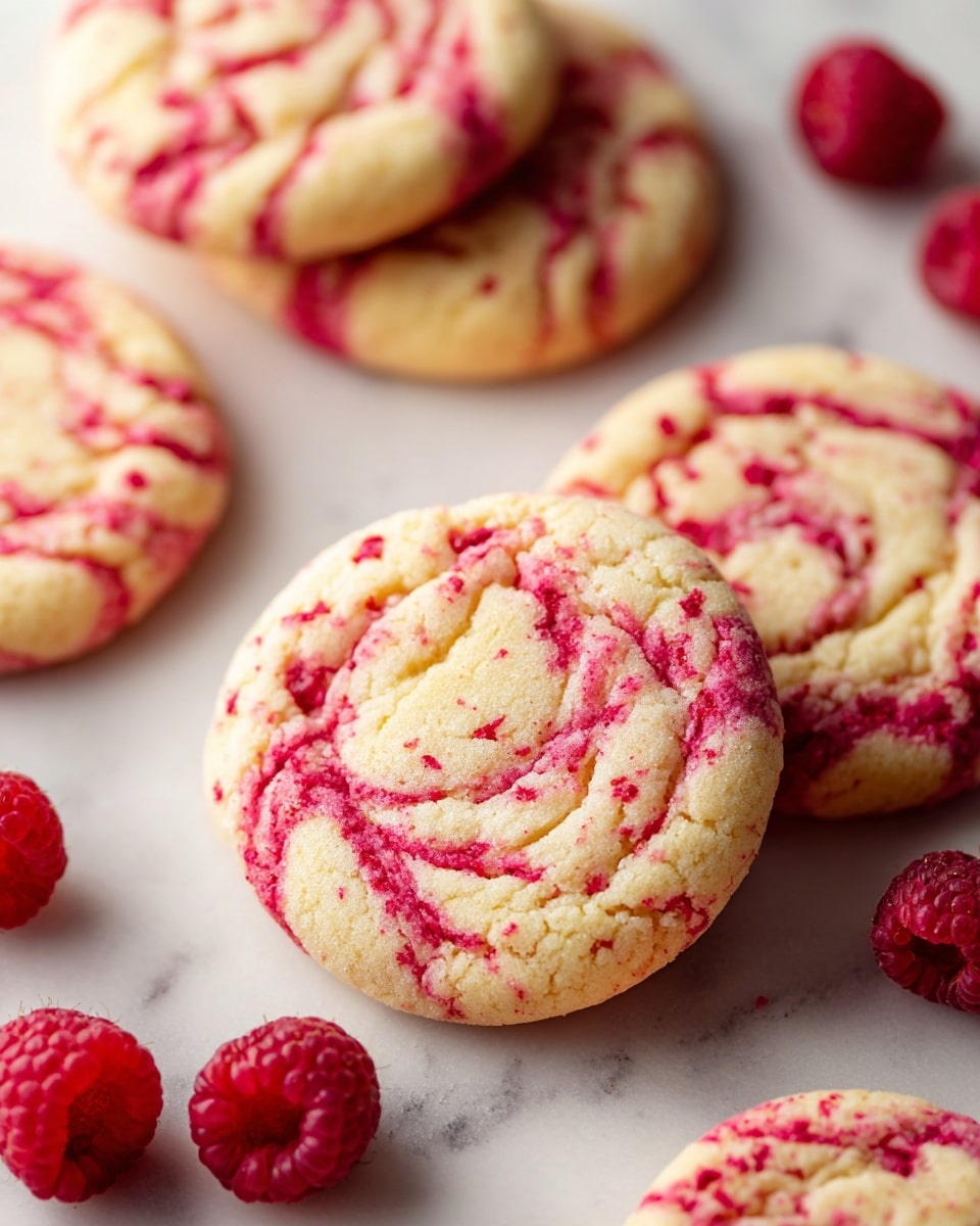 Soft and Chewy Raspberry Sugar Cookies Recipe - Recipe Image