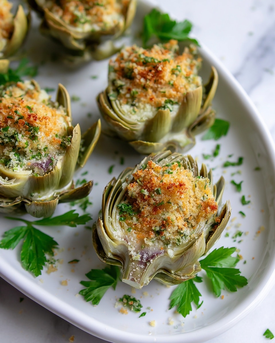 Crispy Parmesan Artichoke Hearts Recipe - Recipe Image