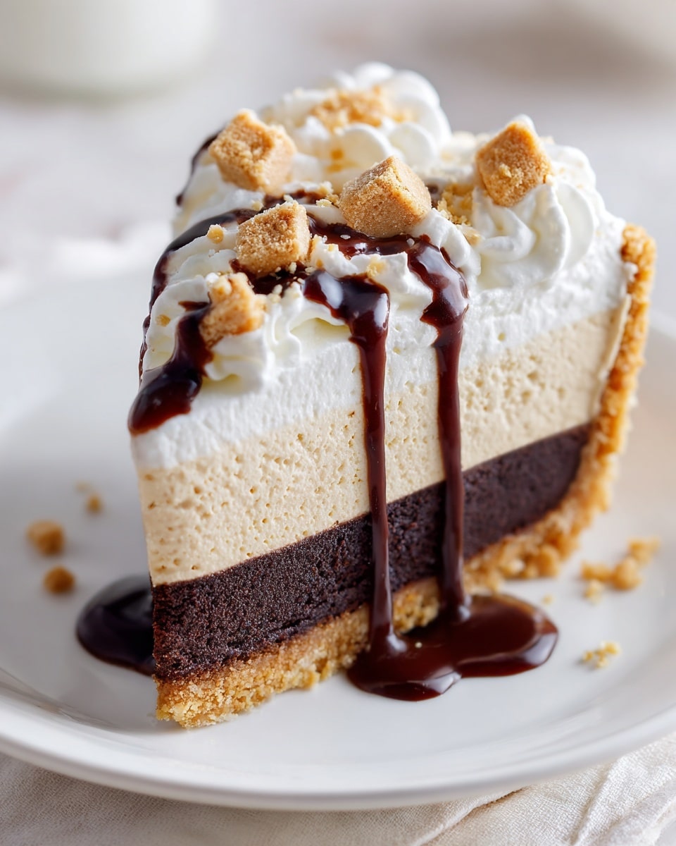 Chocolate Bottomed Peanut Butter Pie Recipe - Recipe Image