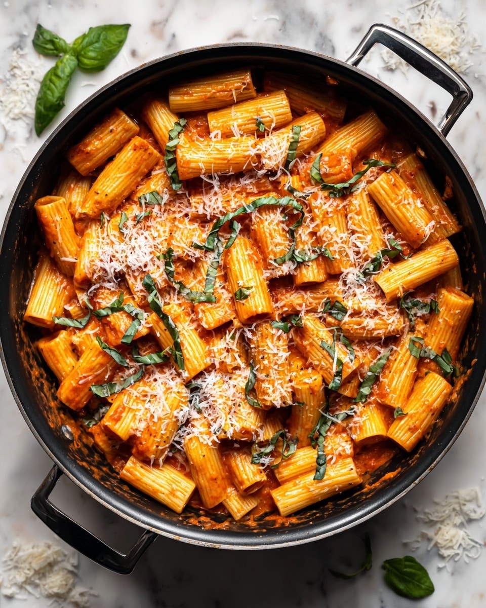 Pink Sauce Pasta Recipe - Recipe Image